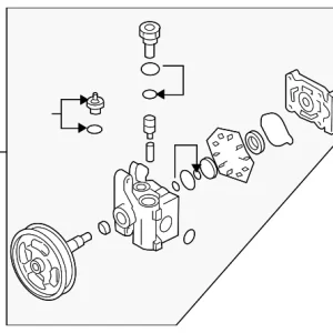 Power Steering Pump - Mazda (EG21-32-600A)
