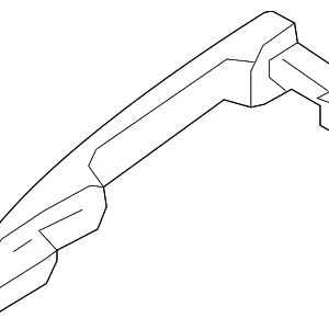 Handle, Outside - Mazda (BJS7-59-41X-50)
