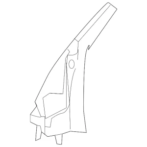 Upper Molding - Mazda (BBM4-51-PB1D)