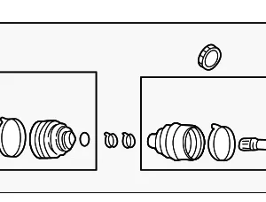 Axle Assembly - Mazda (GR07-25-50XR-00)