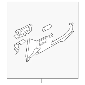 Lower Panel - Mazda (TK48-64-280C-39)