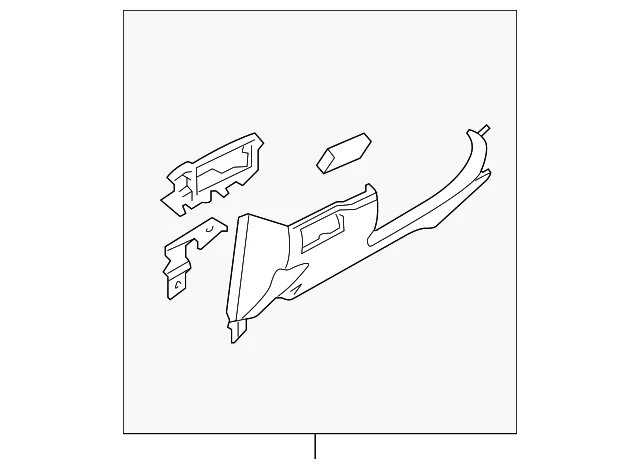 Lower Panel - Mazda (TK48-64-280C-3A)