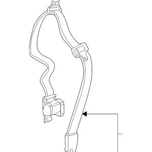 Lap & Shoulder Belt - Mazda (1FAC-57-630-00)