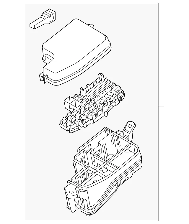 Fuse & Relay Box - Mazda (B62S-66-760)