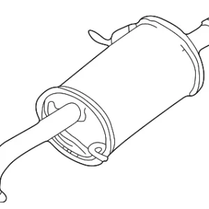 Muffler - Mazda (FP46-40-100E)