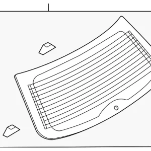 Lift Gate Glass - Mazda (EG22-63-930H)