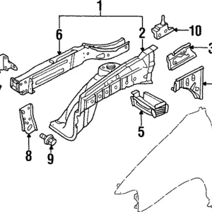 Tie Down Hook - Mazda (LB82-52-3D1A)