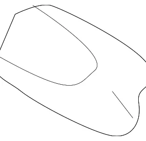 Cowl Grille Clip - Mazda (GA7B-50-797A)