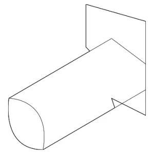 Belt Weather-Strip End Cap - Mazda (GJ6A-50-645B)