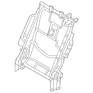 Seat Back Frame - Mazda (KMV7-88-283)