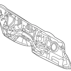 Lower Dash Panel - Mazda (KD49-53-400A)