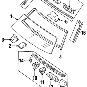 Weatherstrip - Mazda (8545-63-902)