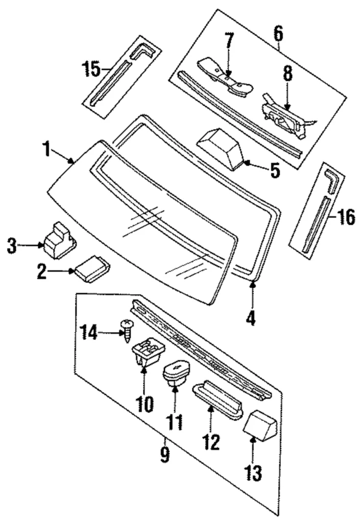 Side Molding - Mazda (UB80-50-603)
