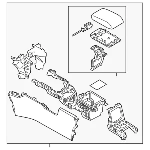 Console - Mazda (K123-64-420B-02)
