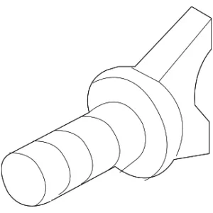 Radiator Assembly Drain Plug - Mazda (L510-15-203)