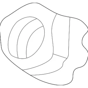 Arm & Pivot Assembly Nut - Mazda (ZZL0-67-304)