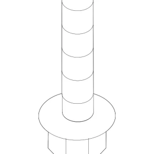 Lower Control Arm Rear Bolt - Mazda (9YA0-21-24A)
