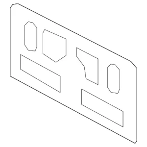 License Panel - Mazda (TE69-50-170)
