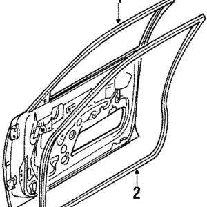Weatherstrip - Mazda (G067-59-760E)