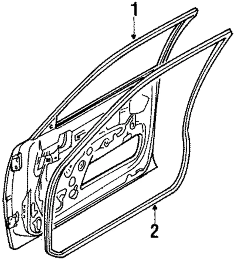 Weatherstrip - Mazda (G067-59-760E)