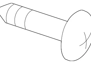 Handle, Inside Screw - Mazda (9986-50-516B)