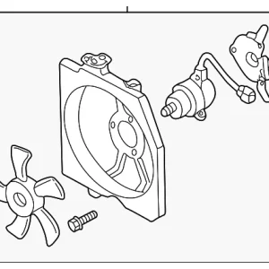 Fan Assembly - Mazda (FS2V-15-035F)