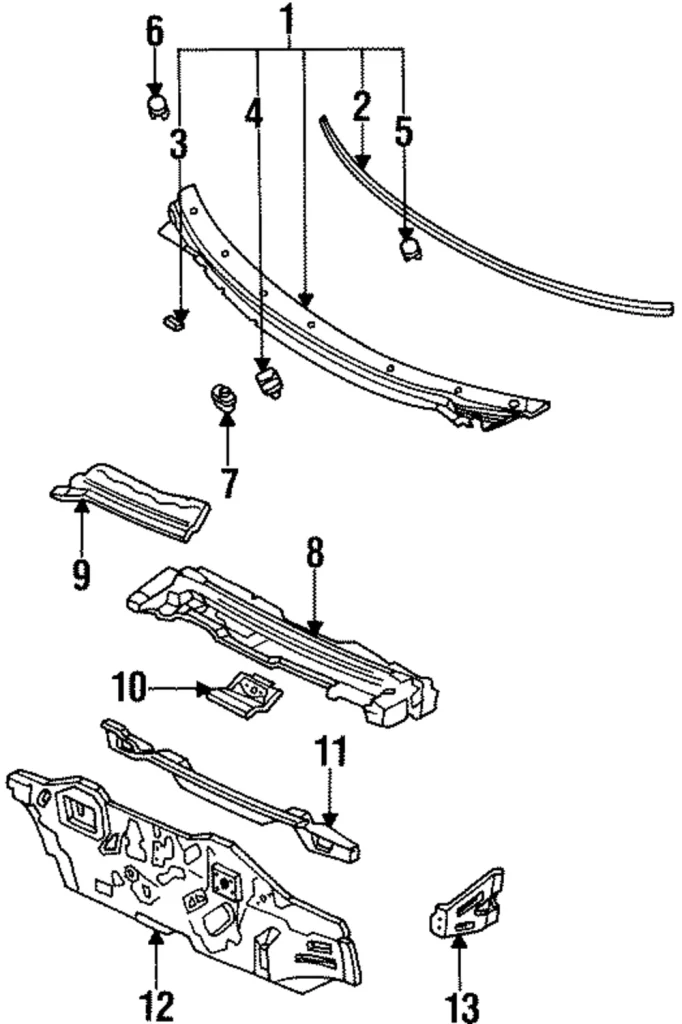 Edge Guard Grommet - Mazda (GA5S-50-792)
