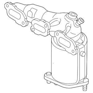 Exhaust Manifold - Mazda (AJ48-20-55XC)
