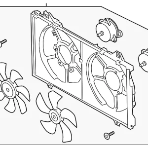 Fan Assembly - Mazda (PE11-15-025A)