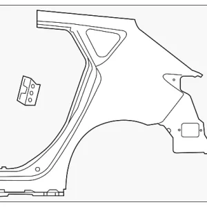 Quarter Panel - Mazda (BBY6-70-41X)