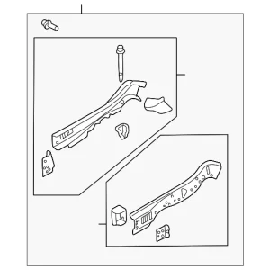 Rail Assembly - Mazda (LC62-54-31XF)