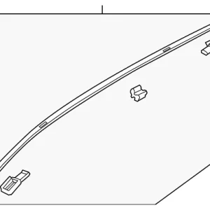 Roof Molding - Mazda (D10E-50-9H0A)