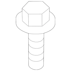 Instrument Panel Mount Bolt - Mazda (9979-40-616)