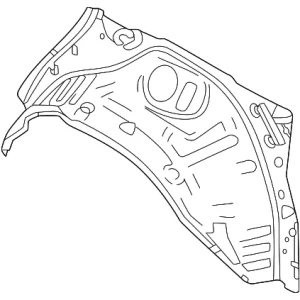 Inner Wheelhouse - Mazda (KJY3-70-15XA)