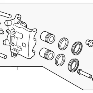 Caliper Assembly - Mazda (TKY8-33-98ZA)