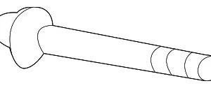 Trailing Arm Bolt - Mazda (GJ21-28-313)