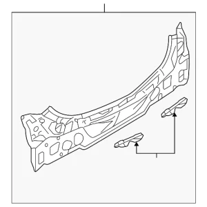 Rear Body Panel - Mazda (BBN9-70-750B)