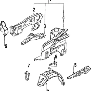 Splash Shield - Mazda (B092-56-140F)