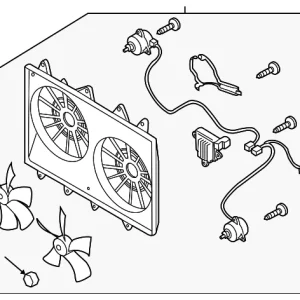 Fan Assembly - Mazda (CA26-15-025)