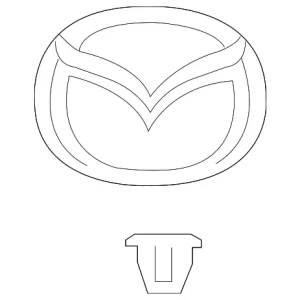 Emblem - Mazda (GJ6A-51-730A)