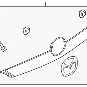 Rear Molding - Mazda (C513-50-810F-12)
