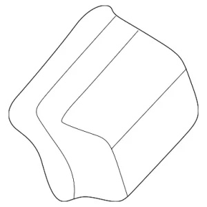Retractor Cover - Mazda (LC62-57-988)