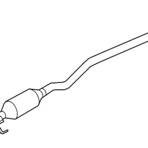 Center Muffler - Mazda (PYK1-20-55XA)