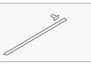 Lower Weather-Strip - Mazda (GJ6E-58-76XA)