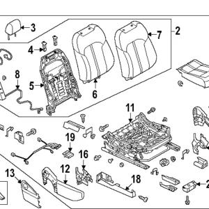 Adjust Knob - Mazda (BDGF-57-168-39)