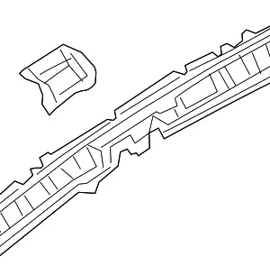 Roof Rail - Mazda (D10E-70-05YA)