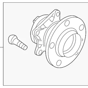 Hub & Bearing - Mazda (GS3L-26-15XA)
