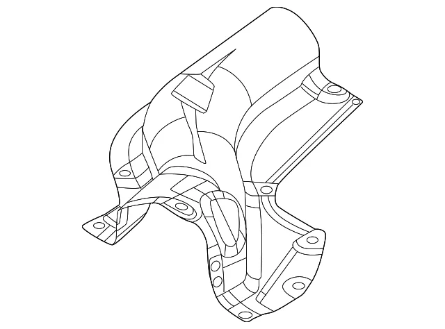 Center Shield - Mazda (VC67-56-441A)