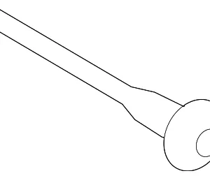 Reservoir Tank Pin - Mazda (GP7A-43-4M1A)