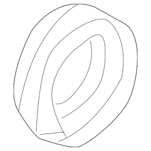 Bracket Seal - Mazda (GA68-25-742)